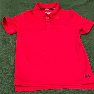 Boys under armour polo
